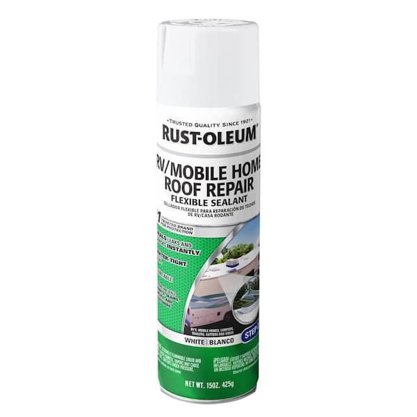 Rust-Oleum 15 oz. RV/Mobile Home Roof Repair Flexible Sealant Spray (6-Pack)