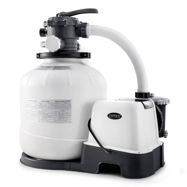 2,150 GPH Krystal Clear Saltwater System and Sand Filter Pump