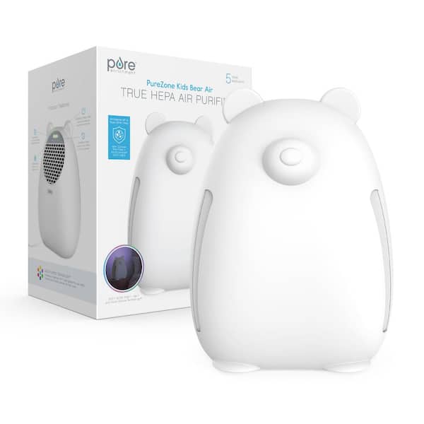 Pure Enrichment Air Purifier for Kids Rooms - Bear - White