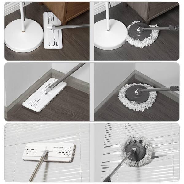 Hand Free Flat Floor Mop And Bucket Set For Professional Home