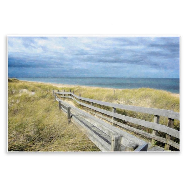 Stupell Industries Sandy Boardwalk View by Graffi*tee Studios Unframed Nature Graphic Art Print 10 in. x 15 in.