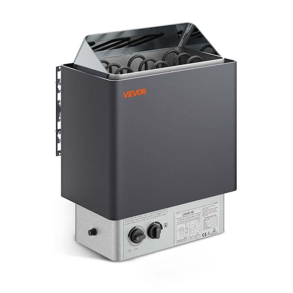 Sauna Heater 4.5 KW 220V Electric Sauna Stove 3h Timer Steam Bath Sauna Heater with Built-In Controls