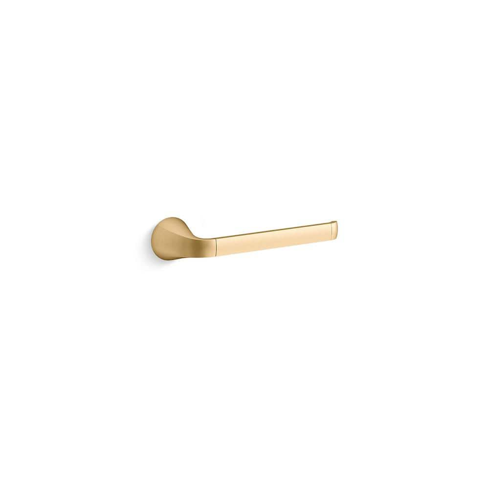 Cursiva Towel Ring in Vibrant Brushed Moderne Brass