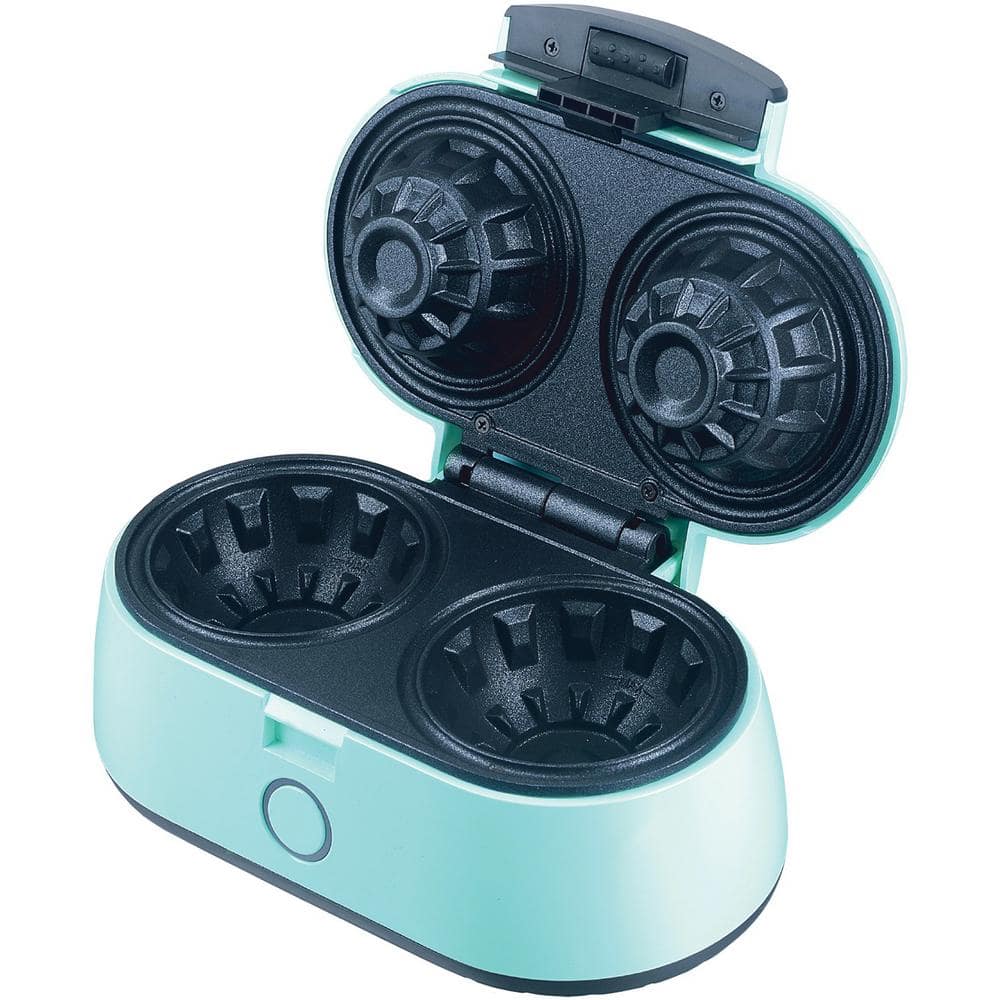 Brentwood TS-1402BL Kitchen Counter Dessert Double Bowl Mini Waffle Maker,  Blue, 1 Piece - Fry's Food Stores