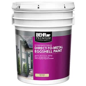 5 gal. Deep Base Eggshell Direct to Metal Interior/Exterior Paint