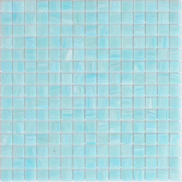 Apollo Tile Celestial Glossy Light Opal Green 12 in. x 12 in. Glass Mosaic Wall and Floor Tile (20 sq. ft./case) (20-pack)