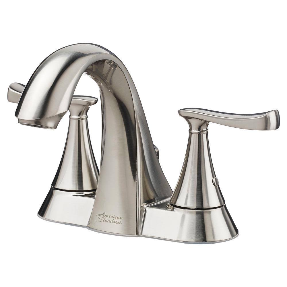 Chatfield Brushed Nickel 4-Inch Centerset 2-Handle Bathroom Faucet
