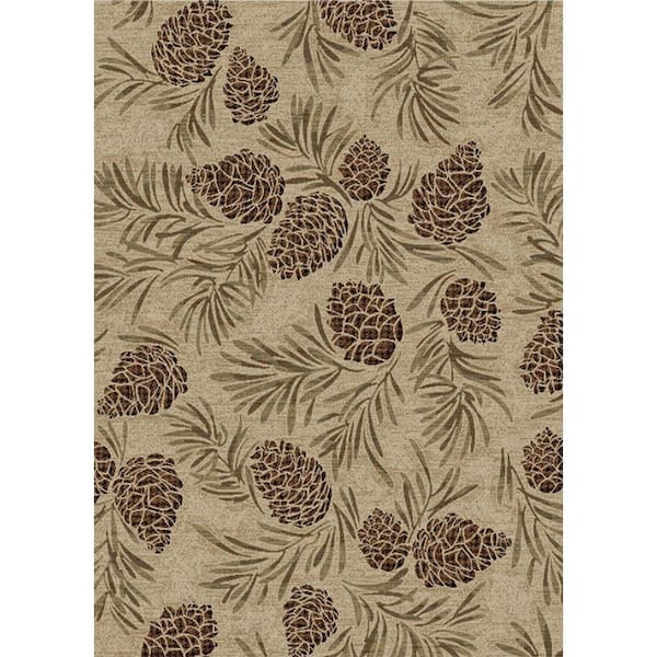 Mayberry Rug American Destination Multi-Colored 2 ft. x 4 ft. Polypropylene Area Rug