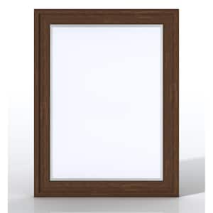 Addison 30 in. W x 39 in. H Single Framed Rectangular Wall Mirror in Mid-century Acacia