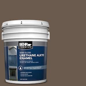 5 gal. #PPU5-02 Aging Barrel Urethane Alkyd Semi-Gloss Enamel Interior/Exterior Paint