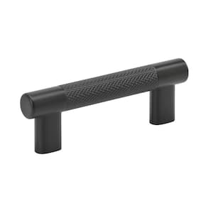 Bronx 3 in. or 3-3/4 in. (76mm or 96mm) Modern Black Bronze Bar Cabinet Pull