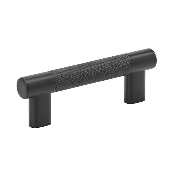 Amerock Bronx 3 or 3-3/4 in. (76 mm or 96 mm) Black Bronze Dual Mount Drawer Pull