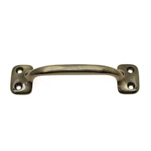 4 in. Center-to-Center Solid Brass Bar Sash Lift/Drawer Pull in Antique Brass