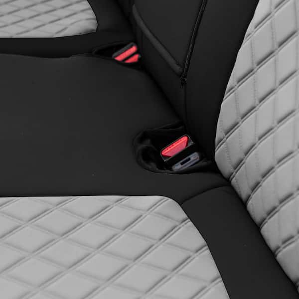 Leatherette Custom Fit Front and Rear Car Seat Covers Compatible