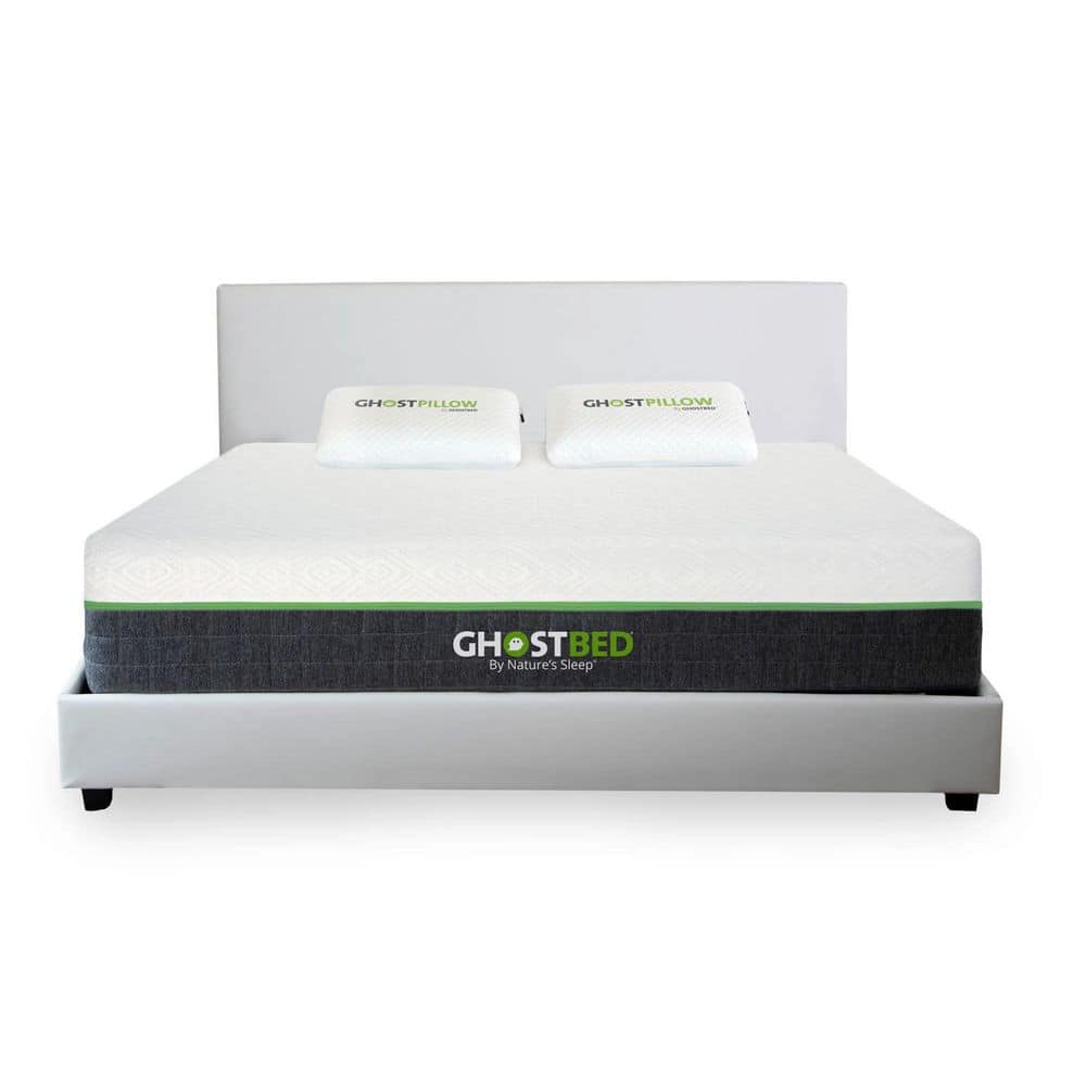 GHOSTBED Elegance by GB King Size Medium Firm Gel Memory Foam 12 inch Hybrid Cool to touch