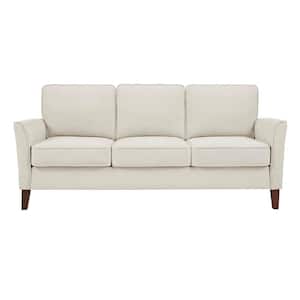 Doherty 79.9 in. Modern Flared Arm Fabric Sofa in Oyster Beige