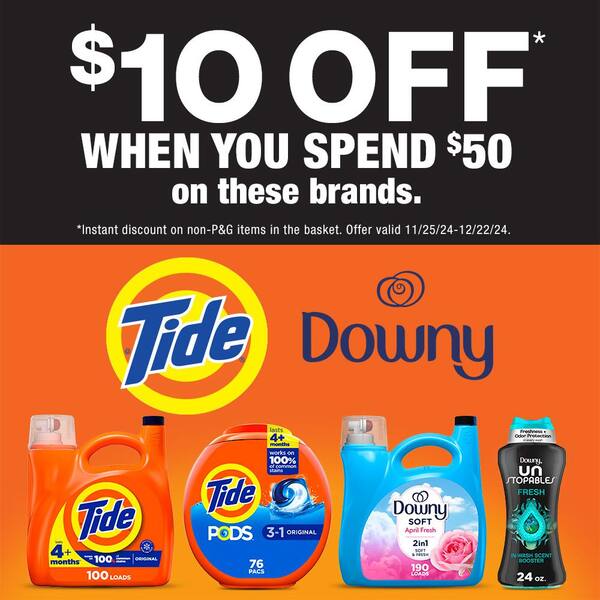 Tide cheapest pods and downy bundle