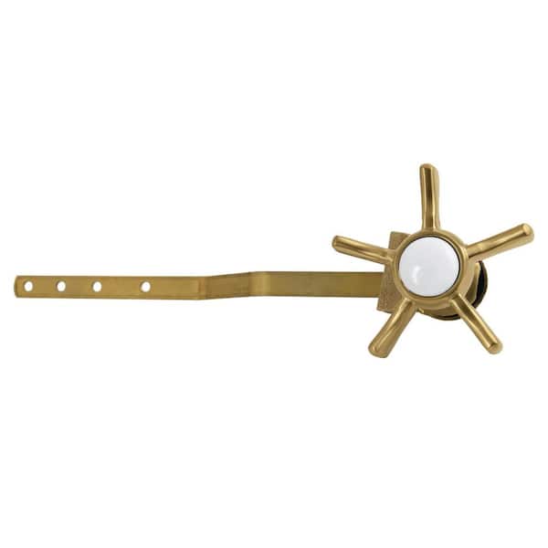 Hamilton Front Mount Toilet Tank Lever in Brushed Brass