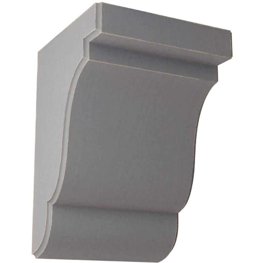 5-1/4 in. x 7-1/2 in. x 5 in. Pebble Grey Bedford Wood Vintage Decor Bracket price history on PriceWatchPro