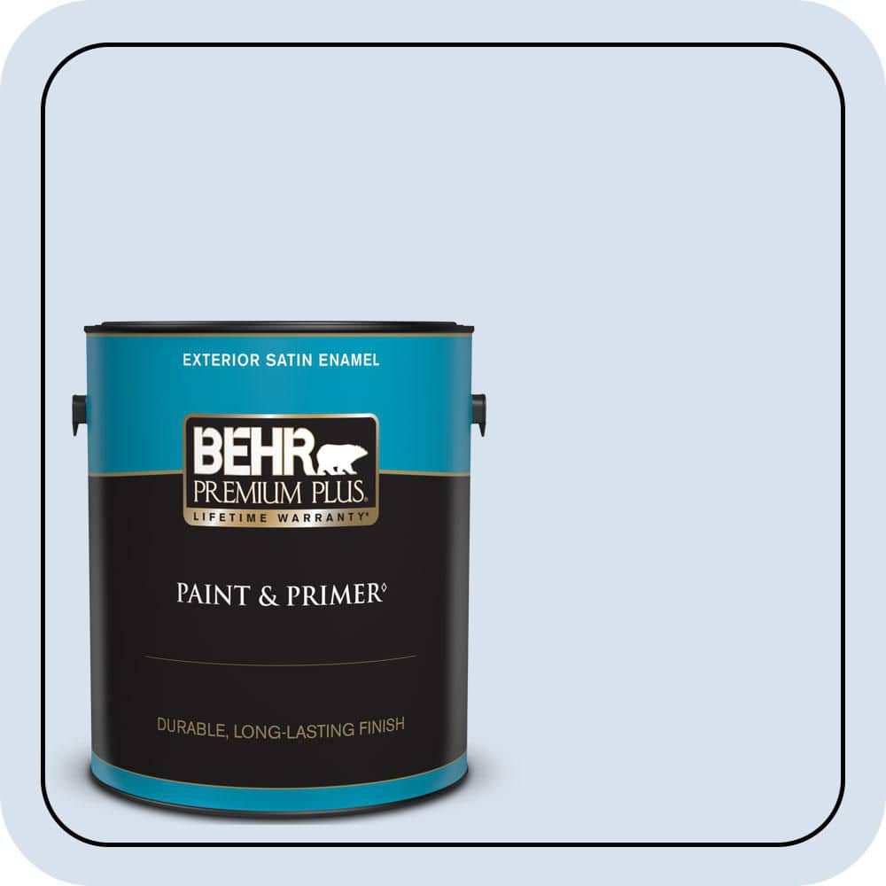 1 gal. #580A-2 Icy Bay Satin Enamel Exterior Paint & Primer price history on PriceWatchPro