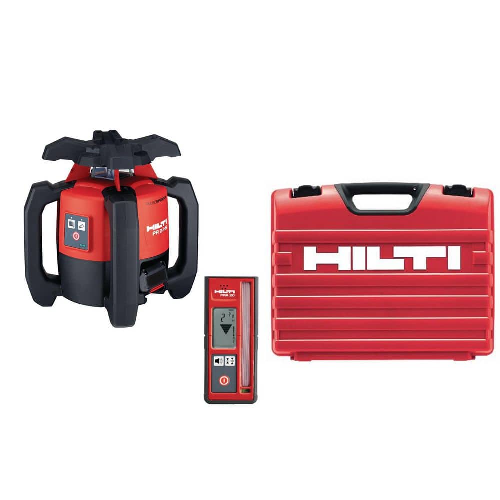 Photos - Spirit Level Hilti PR 2-HS 33 ft. Rotating Red Laser with Receiver, Receiver Holder and Case 