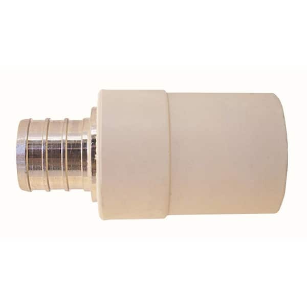 Apollo 3/4 in. Chrome Plated Brass PEX-B Barb x CPVC CTS Transition Coupling