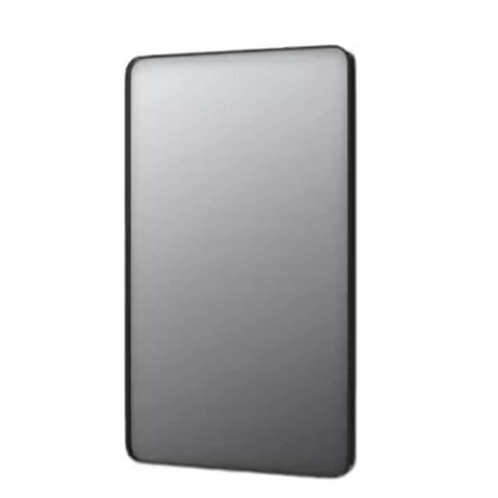 40 in. W x 30 in. H Wall Mounted Mirror with Black Aluminum Frame HD Tempered Glass, Anti-Rust for Bathroom and Bedroom price history on PriceWatchPro