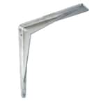 Chevron 18 in. x 18 in. Stainless Steel Low Profile Countertop Bracket