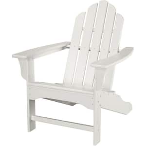 All-Weather Patio Adirondack Chair in White