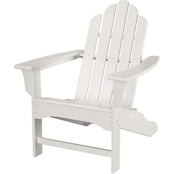 Hanover All-Weather Patio Adirondack Chair in White