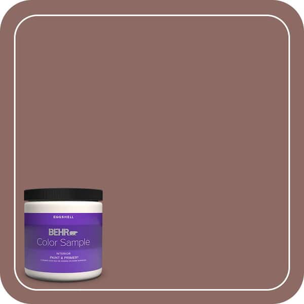 BEHR PREMIUM PLUS 8 oz. #700B-5 Red Stone Eggshell Enamel Interior Paint & Primer Color Sample