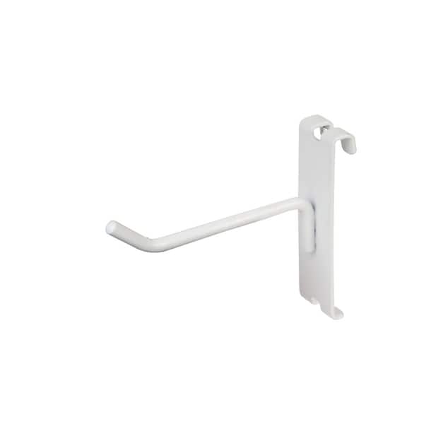 Econoco 4 in. White Hook for Gridwall (Pack of 96)