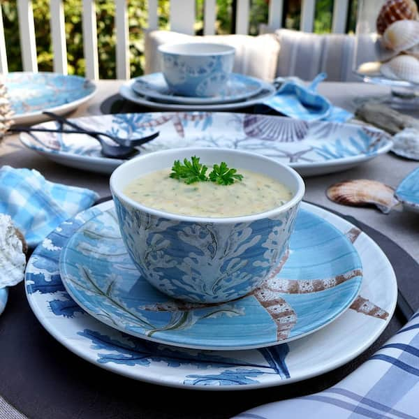 Coastal dinnerware best sale