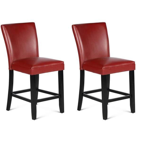 burgundy leather dining room chairs