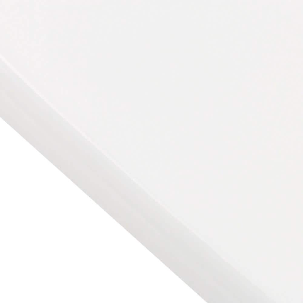 Midland Bianco 3x12 Polished Ceramic Bullnose Tile Trim