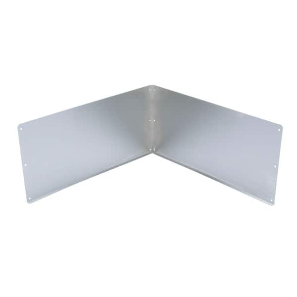 MUSTEE 12 in. x 24 in. Duraguard SS Wall Guards for Mop Basin