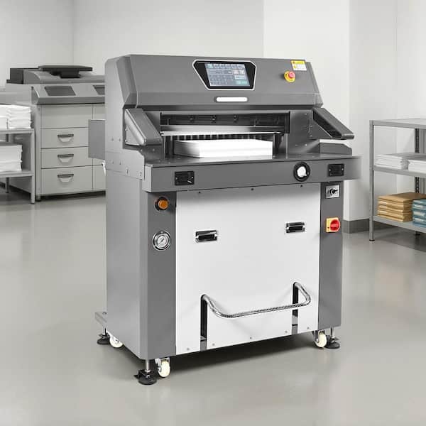 Electric Hydraulic Paper Cutter, 26 in. Tile Cutter with Steel Blade and Infrared Guide, Guillotine Trimmer, 2025 Update