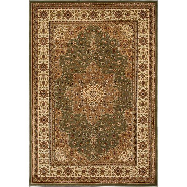 Home Dynamix Triumph Green 8 ft. x 10 ft. Indoor Area Rug