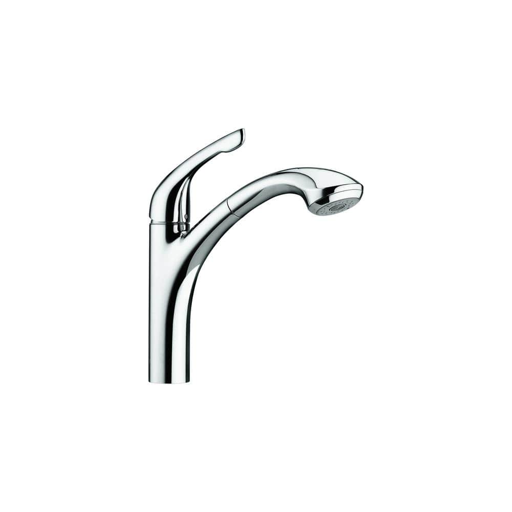 Allegro E Single-Handle Pull-Out Sprayer Kitchen Faucet in Chrome