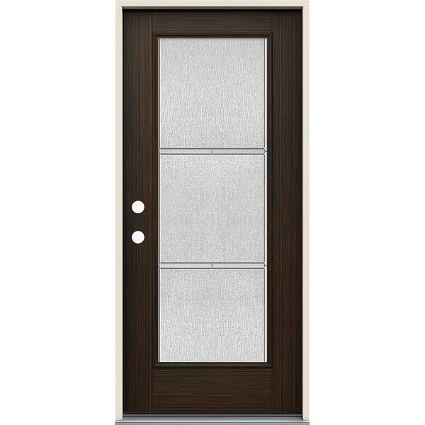 JELDWEN 36 in. x 80 in. RightHand Full Lite Eastfield Decorative