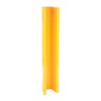 4 ft. Yellow Bolt-on Gutter Guard Cover Protector for Steel-Pipe and Downspout