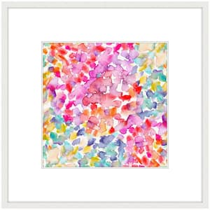 Sprinkles II Framed Giclee Abstract Art Print 25 in. x 25 in.