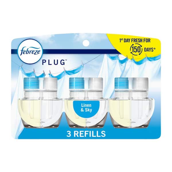 PLUG Air Freshener Refills, Linen and Sky, 0.87 oz PLUG Air Freshener Refills, Linen and Sky, 0.87 oz
