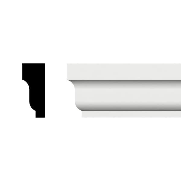 1-5/8 in. x 5/8 in. x 96 in. Shingle Moulding, PVC