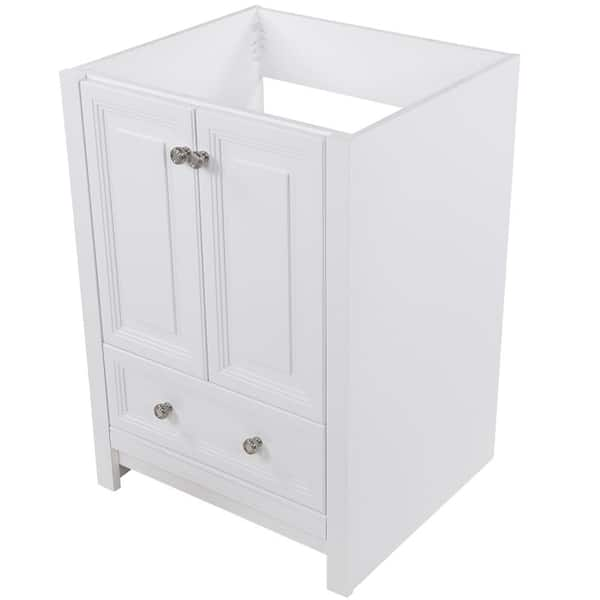 Albany 24″ Glass Bathroom Vanity Clear - Wholesale Vanities