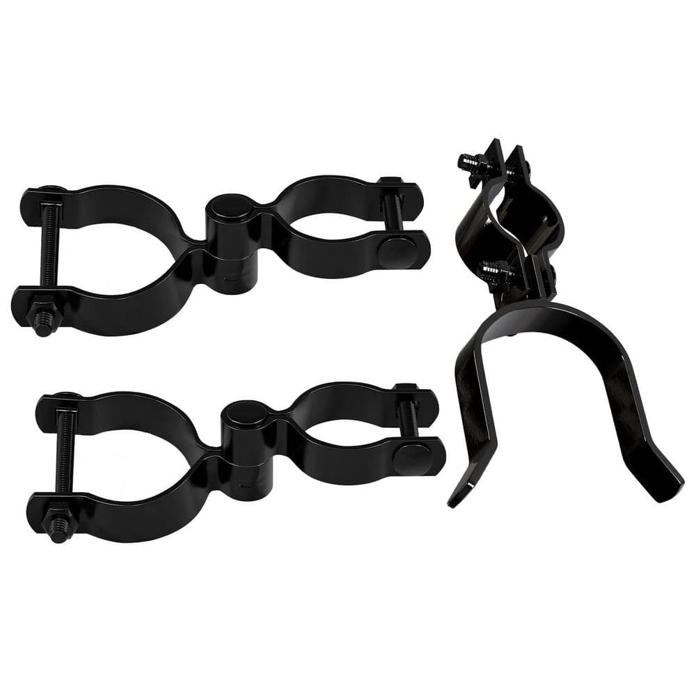 "1-3/8"" x 2-3/8"" Steel Black Powder Coated Corrosion Resistant Chain Link Gate Latch & Hinge Kit Smooth Operation (1 Kit)" price history on PriceWatchPro