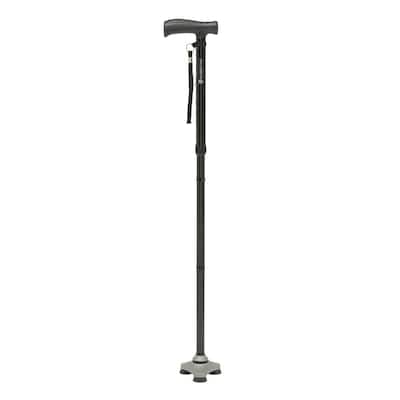Freedom Edition Folding Cane with T Handle in Black