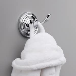 Darcy Double Robe Hook in Brushed Nickel