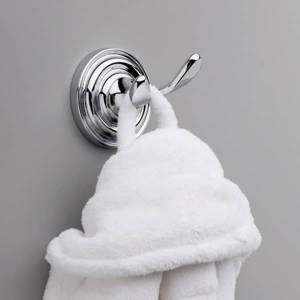 Greenwich Double Towel Hook in Chrome