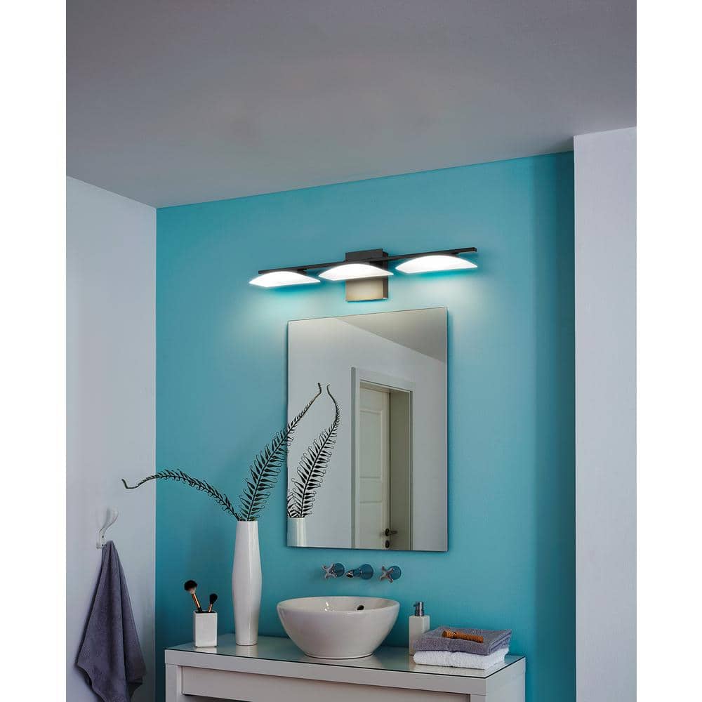 Metrass Matte Black 28-Inch Dimmable LED Vanity Light
